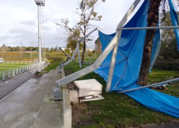 Tempestade afeta treinos no Desportivo de Castelo Branco