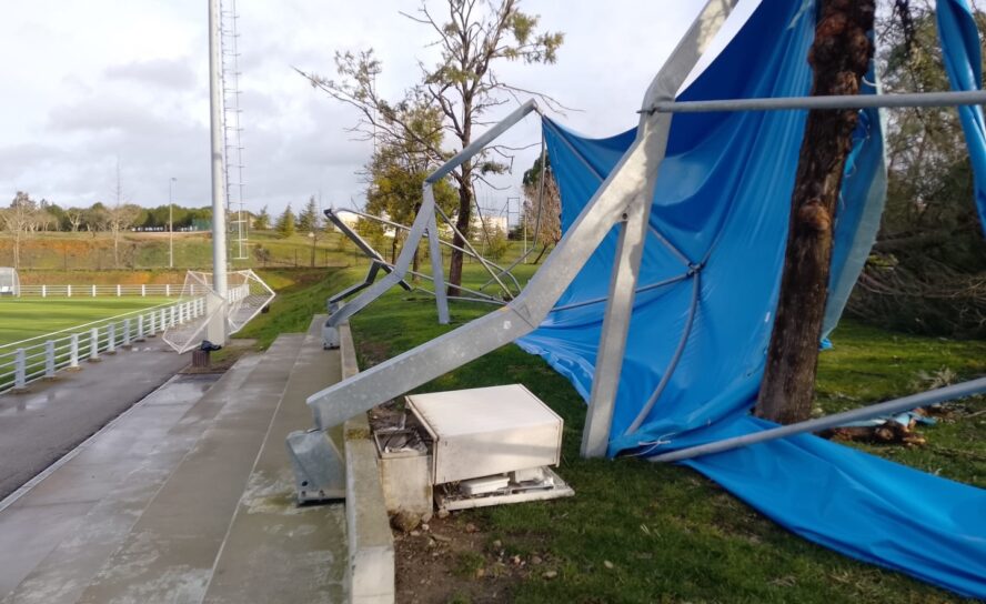 Tempestade afeta treinos no Desportivo de Castelo Branco