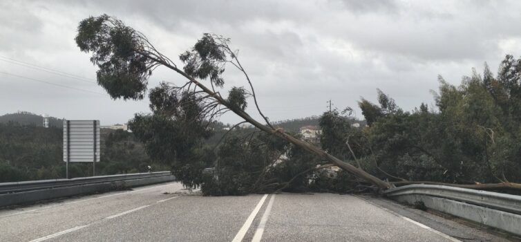 Tempestade provoca danos em Vila de Rei