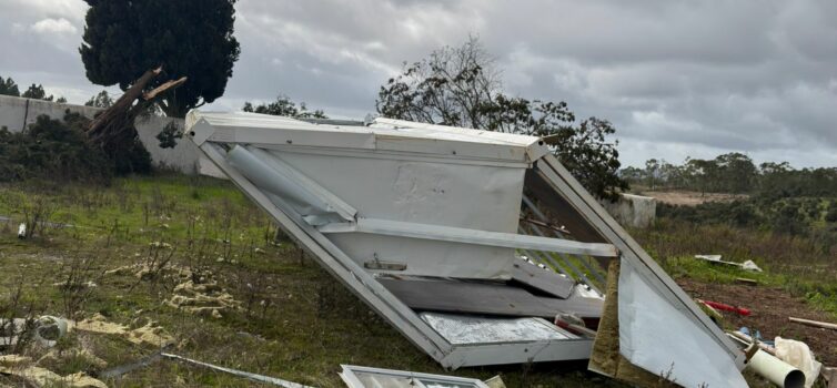 Tempestade provoca estragos em Cebolais de Cima