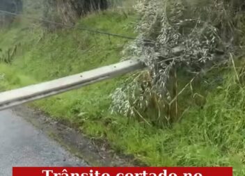 Trânsito cortado no Caminho de Maçainhas