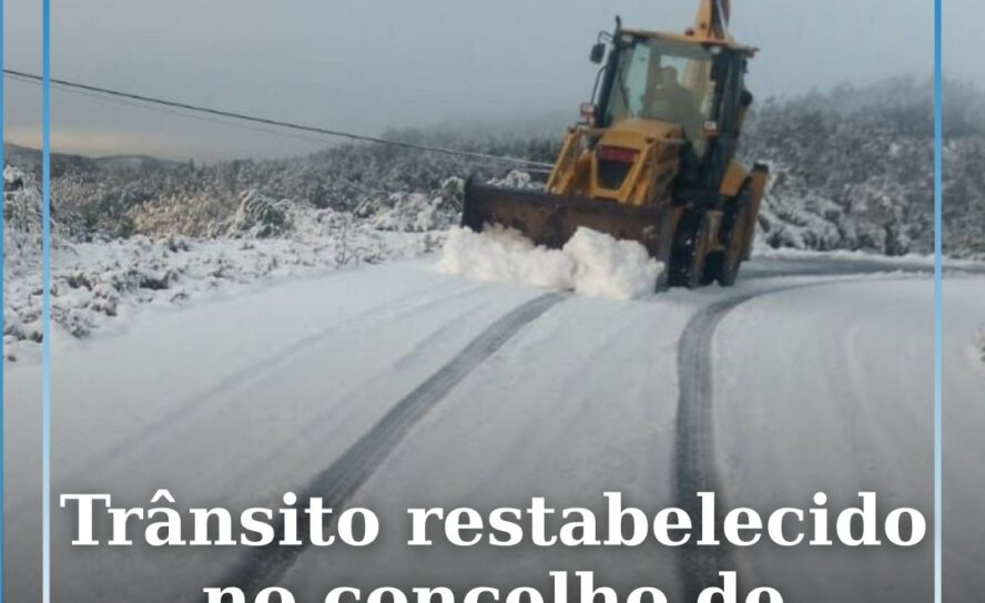 Trânsito restabelecido no concelho de Oleiros