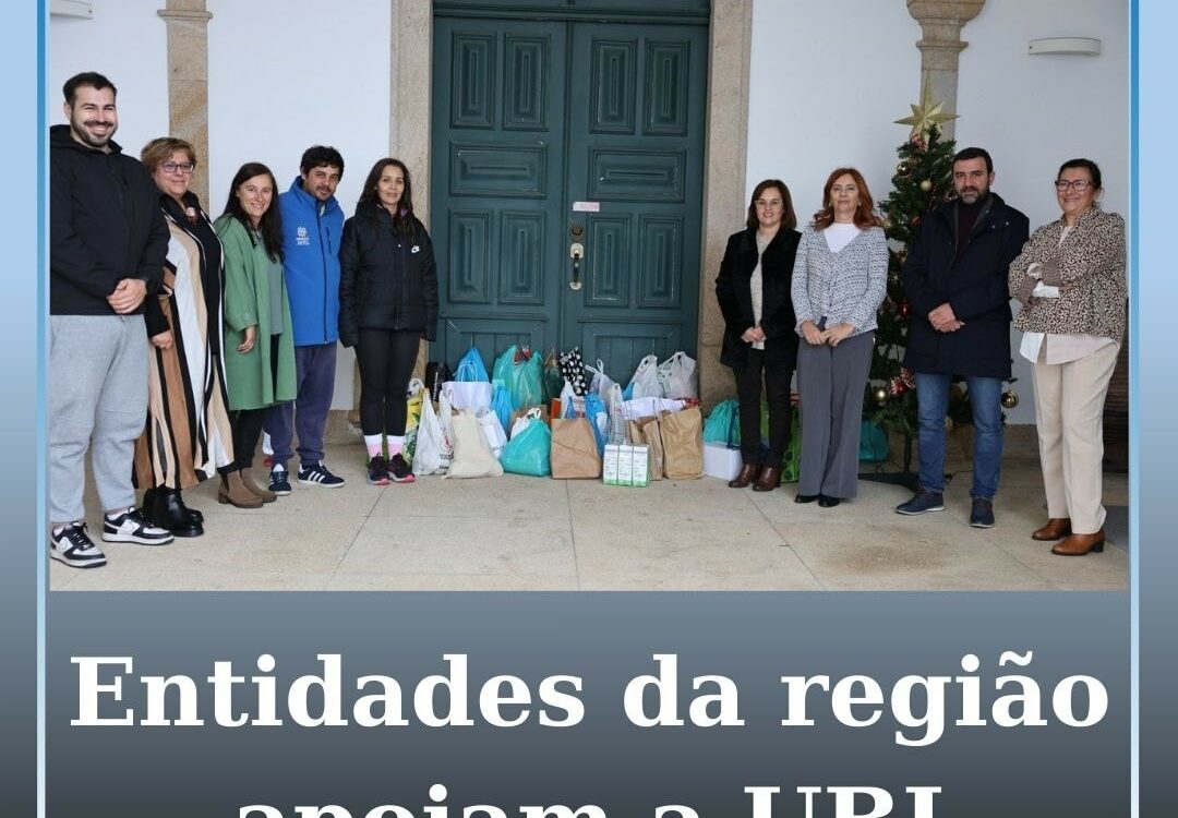 UBI recebe apoio social através de doações de entidades da região