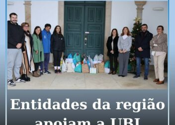 UBI recebe apoio social através de doações de entidades da região