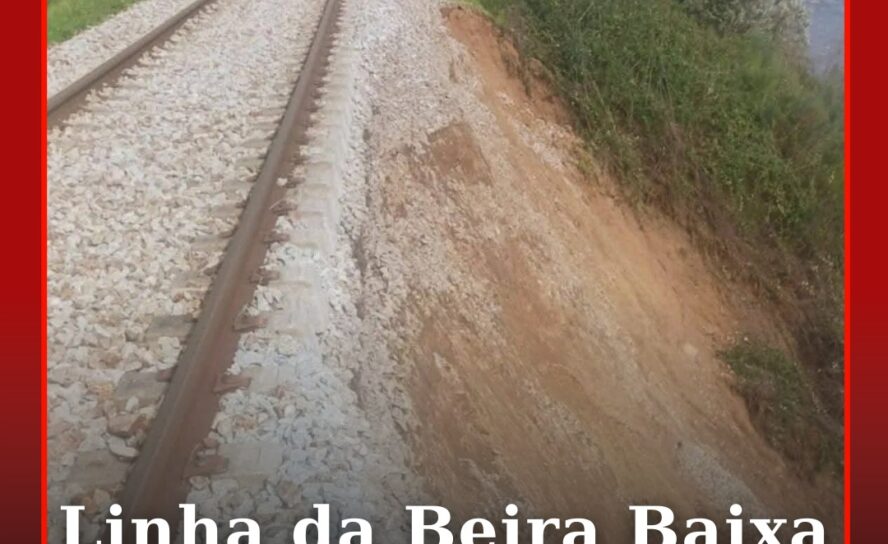 Circulação ferroviária continua suspensa na Linha da Beira Baixa
