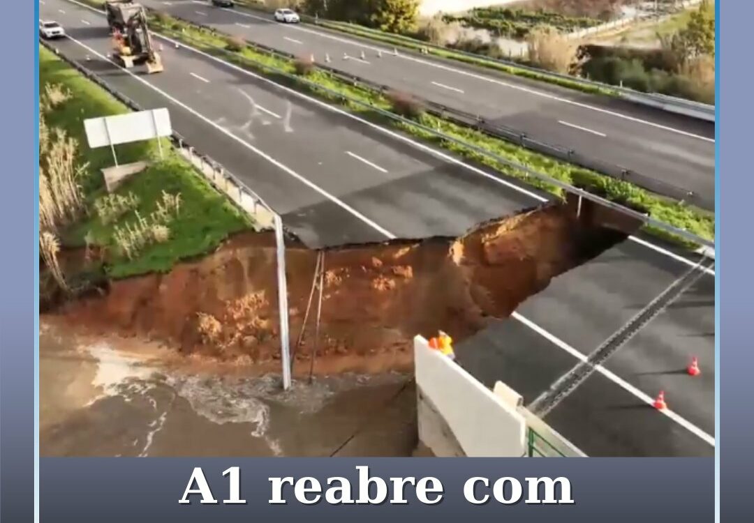 A1 reabre de forma condicionada