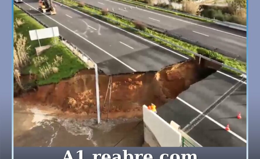 A1 reabre de forma condicionada