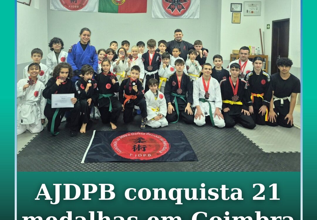 AJDDPB conquista 21 medalhas em Coimbra