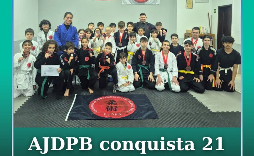 AJDDPB conquista 21 medalhas em Coimbra