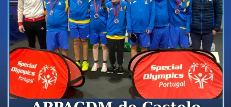APPACDM de Castelo Branco brilha no Ténis de Mesa do Special Olympis