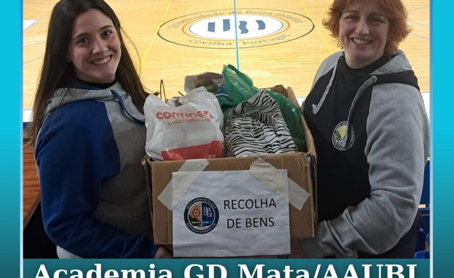 Academia GD Mata/AAUBI associa-se a causa solidária