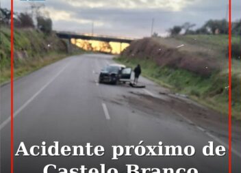 Acidente próximo de Castelo Branco
