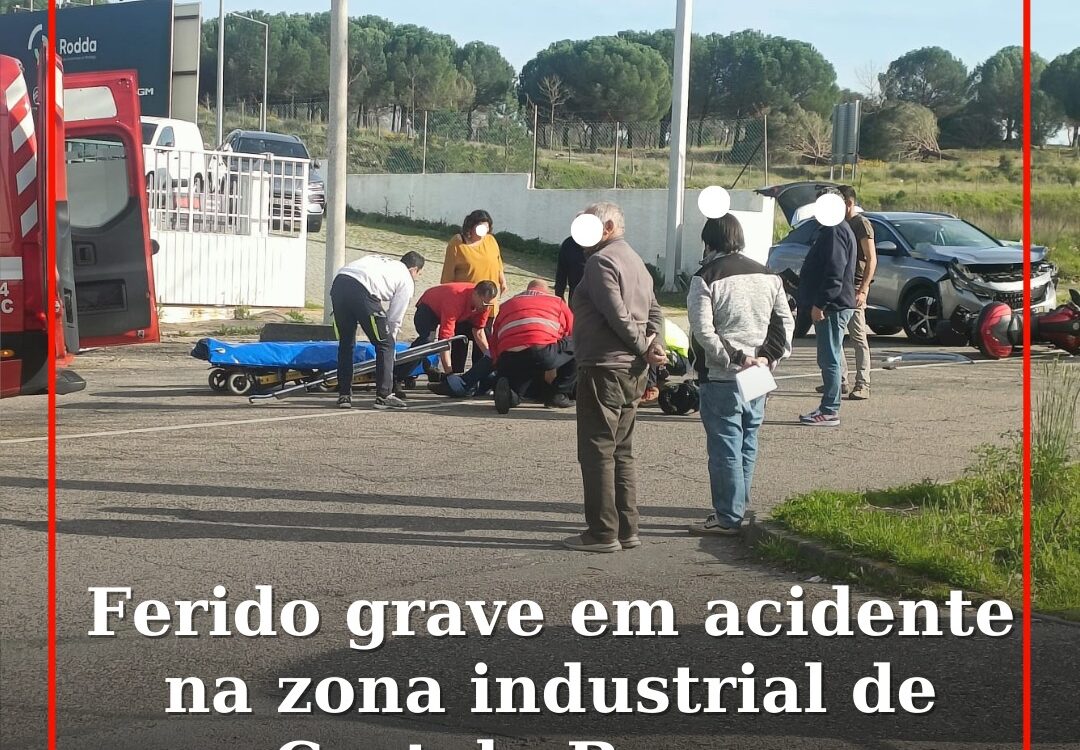 Acidente resulta em ferido grave