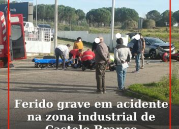 Acidente resulta em ferido grave