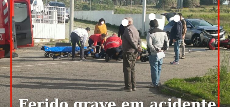 Acidente resulta em ferido grave