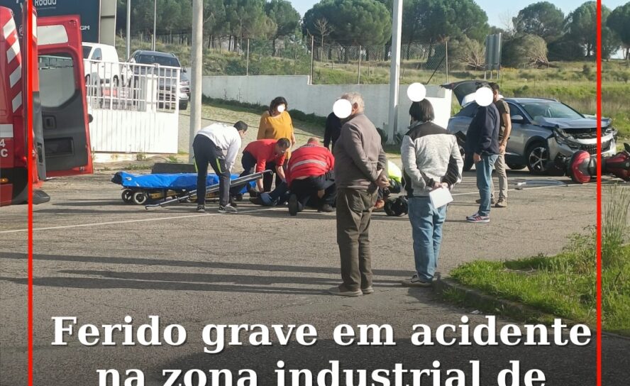 Acidente resulta em ferido grave