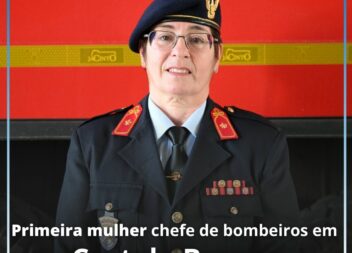 Adelaide Cruz a primeira mulher a atingir o posto de chefe de bombeiros em Caste