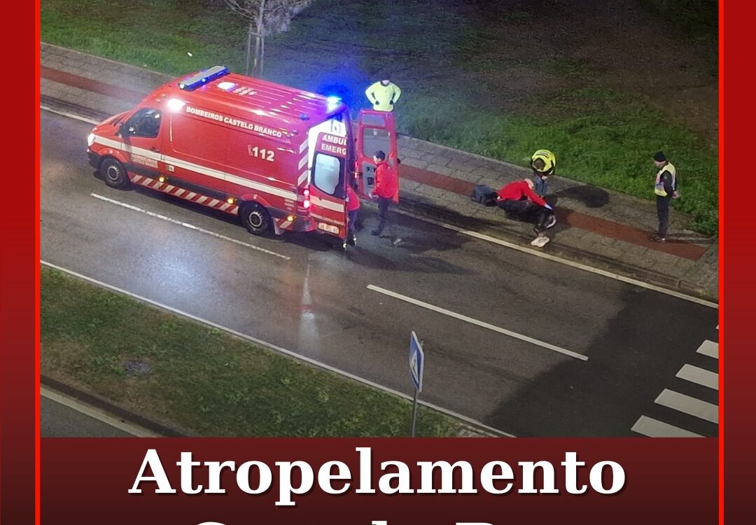 Atropelamento na Avenida da Europa com ocorrência ainda em curso