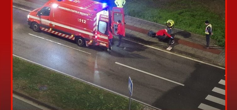 Atropelamento na Avenida da Europa com ocorrência ainda em curso