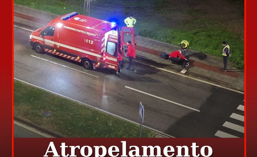 Atropelamento na Avenida da Europa com ocorrência ainda em curso