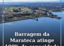 Barragem da Marateca atinge 100% da capacidade de armazenamento