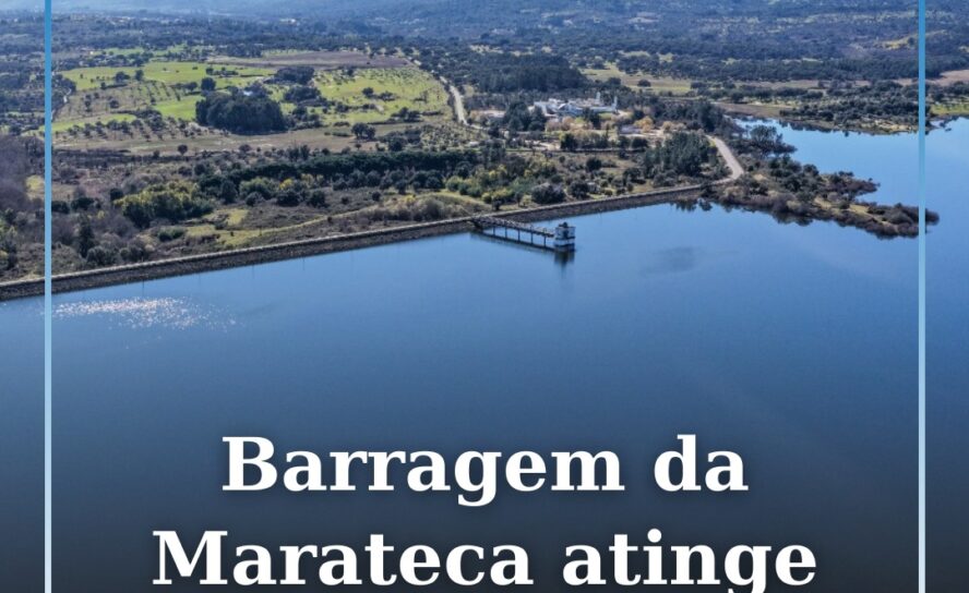 Barragem da Marateca atinge 100% da capacidade de armazenamento