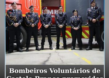 Bombeiros Voluntários de Castelo Branco promovidos