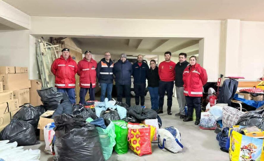 Bombeiros Voluntários de Vila Franca das Naves apoiam população da Sertã