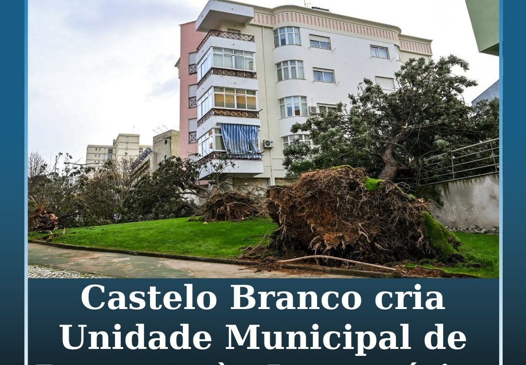 Castelo Branco cria Unidade Municipal de Resposta às Intempéries