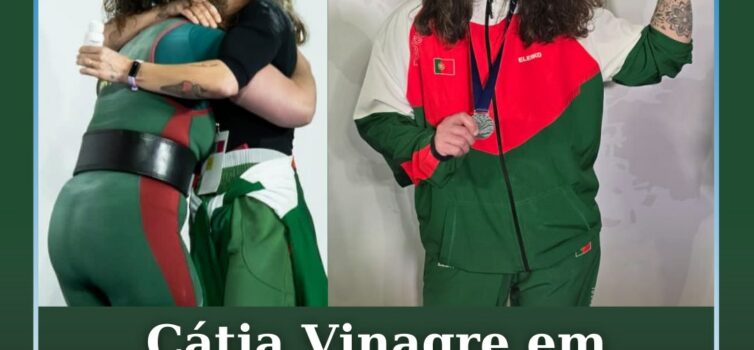 Cátia Vinagre em destaque no Europeu de Masters de Powerlifting