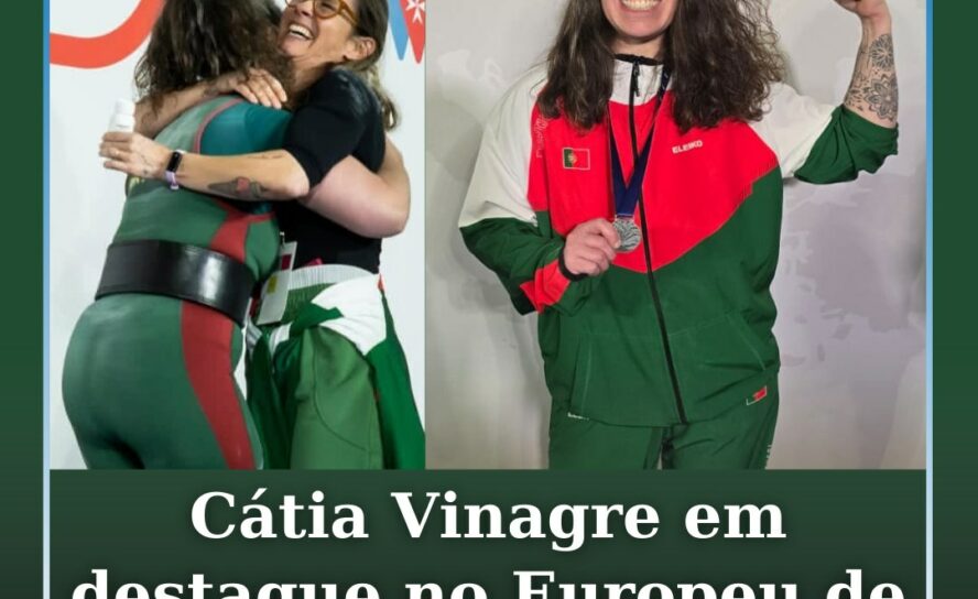 Cátia Vinagre em destaque no Europeu de Masters de Powerlifting