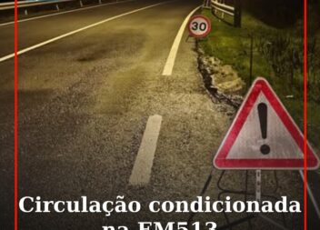 Circulação condicionada na Estrada Municipal 513