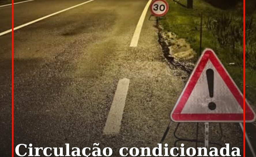 Circulação condicionada na Estrada Municipal 513