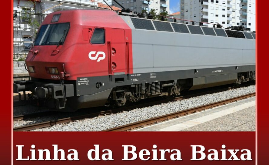 Circulação ferroviária continua suspensa na Linha da Beira Baixa