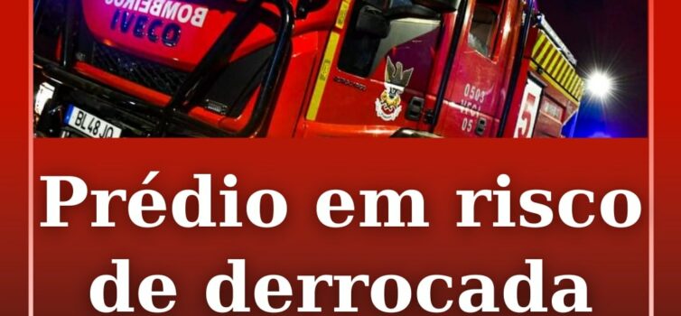 Circulação interditada na Rua Comendador Mendes Veiga devido a risco de derrocad
