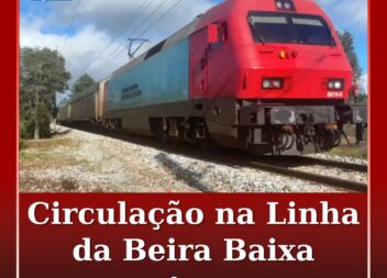 Circulação na Linha da Beira Baixa novamente suspensa