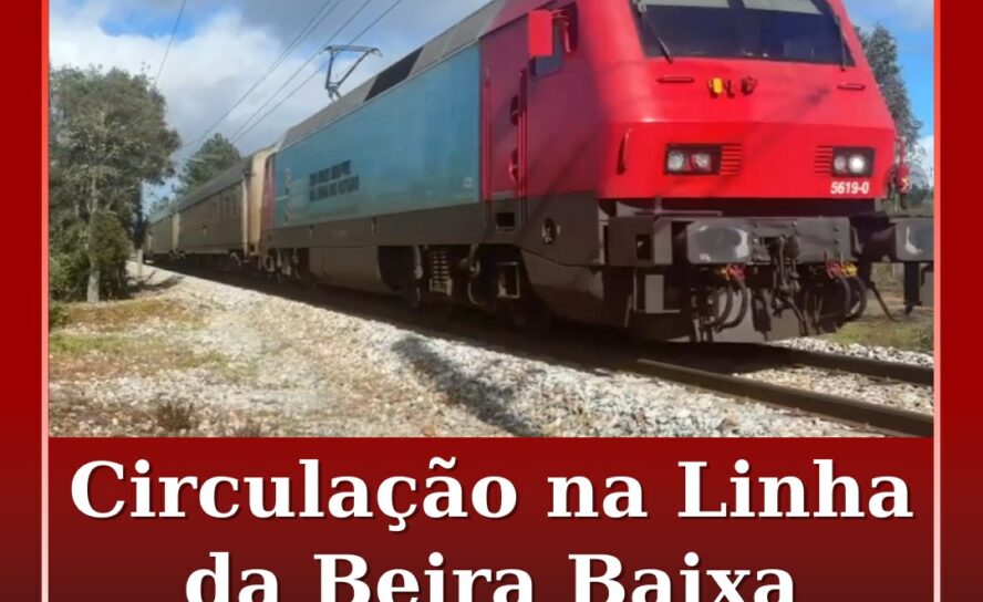 Circulação na Linha da Beira Baixa novamente suspensa