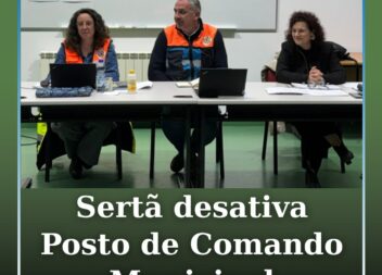 Comissão Municipal de Proteção Civil da Sertã desativa Posto de Comando Municipa