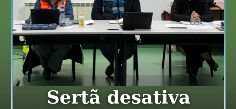 Comissão Municipal de Proteção Civil da Sertã desativa Posto de Comando Municipa