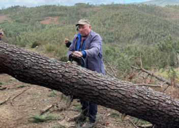 Comunidade de Corgas mobiliza-se para desobstruir caminhos florestais