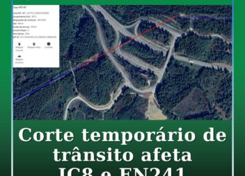 Corte temporário de trânsito afeta IC8 e EN241 em Proença-a-Nova