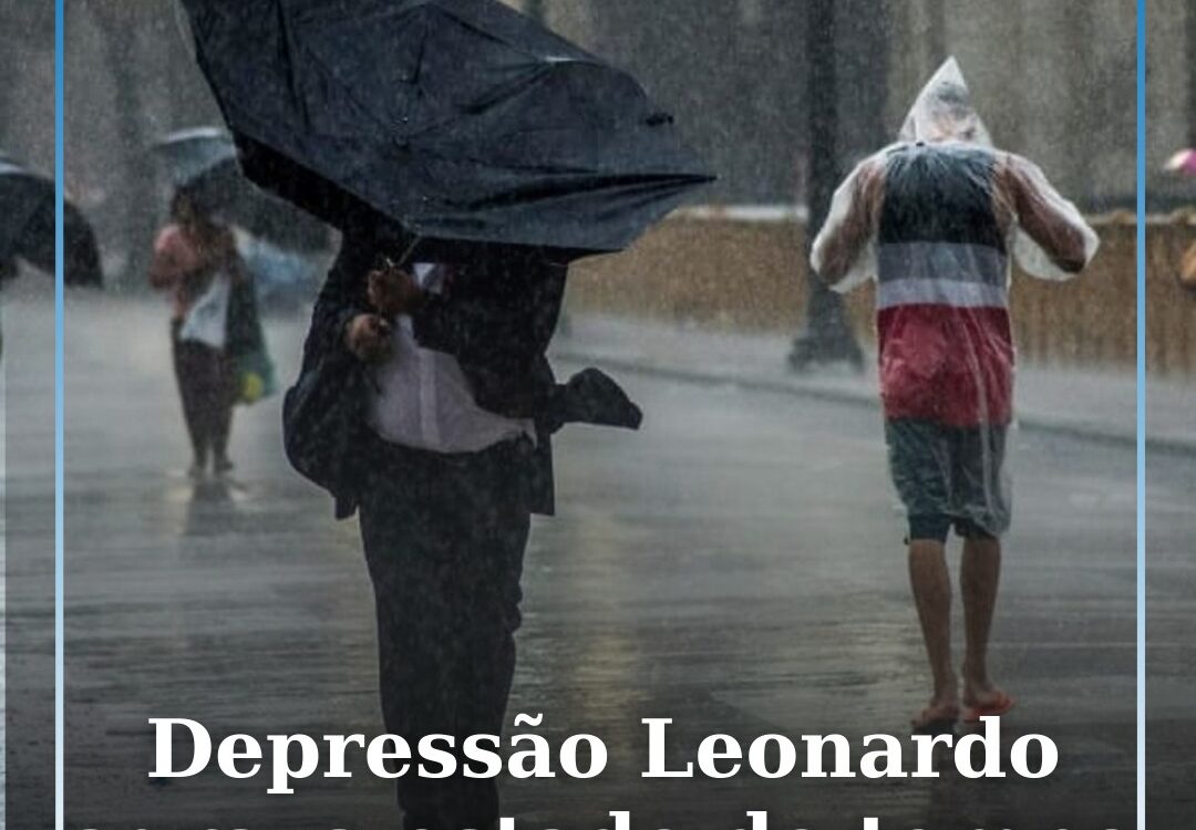Depressão Leonardo agrava estado do tempo