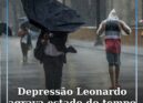Depressão Leonardo agrava estado do tempo