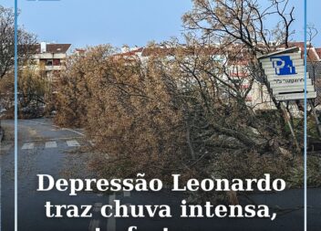 Depressão Leonardo chega esta terça-feira e traz chuva intensa, vento forte e ne