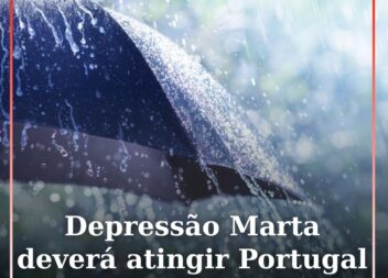 Depressão Marta deverá atingir Portugal na próxima semana