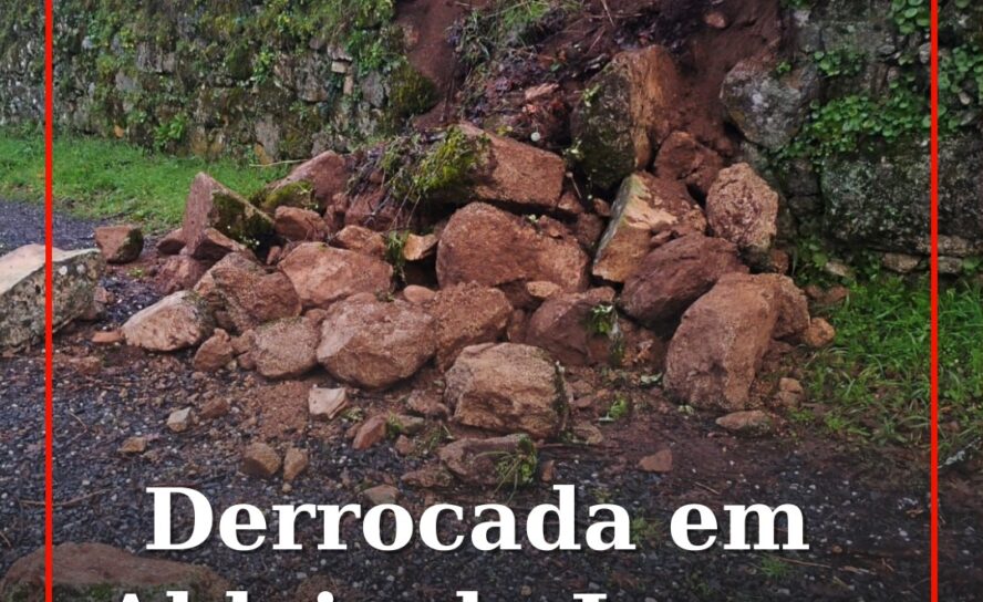 Derrocada em Aldeia de Joanes