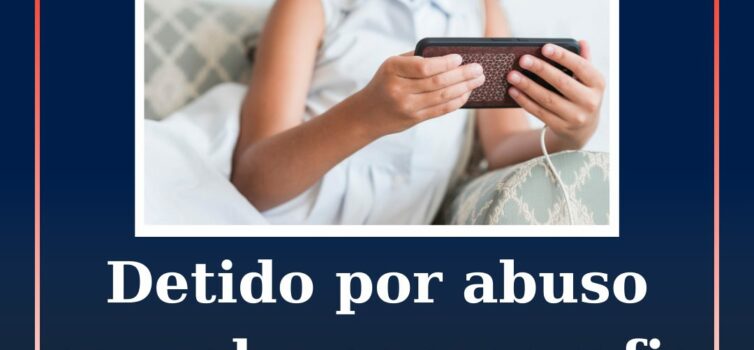 Detido por abuso sexual e pornografia de menores