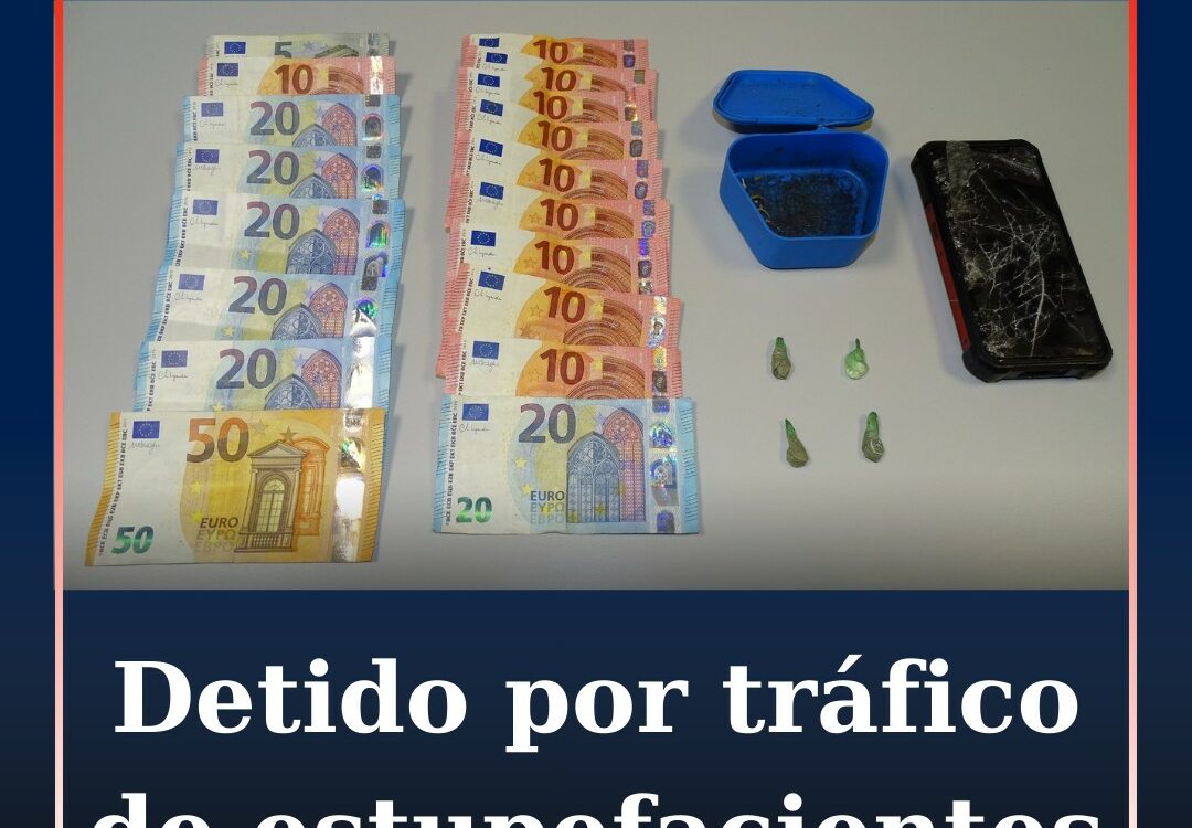 Detido por tráfico de estupefacientes