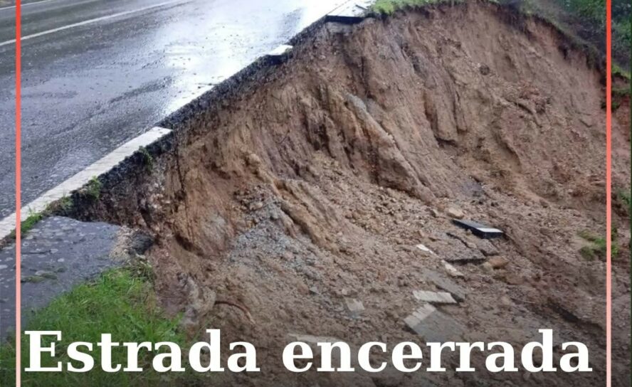 EN 18-8 encerrada ao trânsito