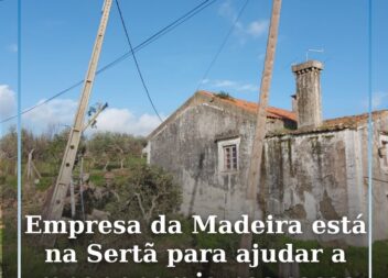 Empresa da Madeira está na Sertã para ajudar a repor energia nas casas